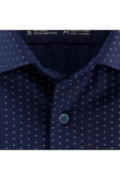 OLYMP No. Six 24/Seven Dynamic Flex Super Slim Hemd Marine/bleu, Gemustert -Bekleidung Rabatt Serie 2550 34 18 3 800 1200x1200