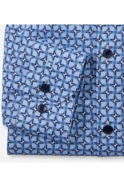 OLYMP No. Six Super Slim Hemd Bleu, Gemustert -Bekleidung Rabatt Serie 2572 34 11 2 800 1200x1200