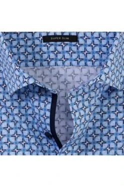 OLYMP No. Six Super Slim Hemd Bleu, Gemustert -Bekleidung Rabatt Serie 2572 34 11 3 800moUVUnyUCqOMk 1200x1200