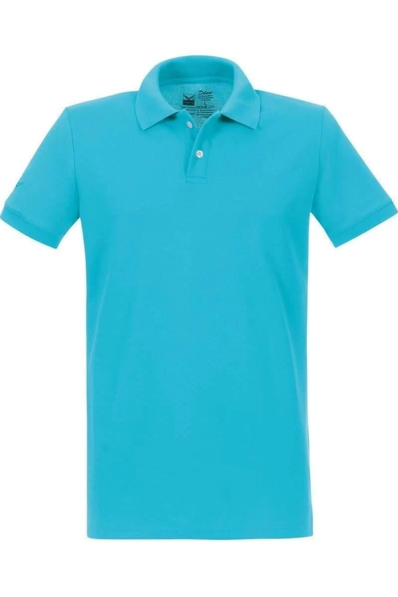 TRIGEMA Slim Fit Poloshirt Azur, Einfarbig 3 TRIGEMA Slim Fit Poloshirt Azur, Einfarbig