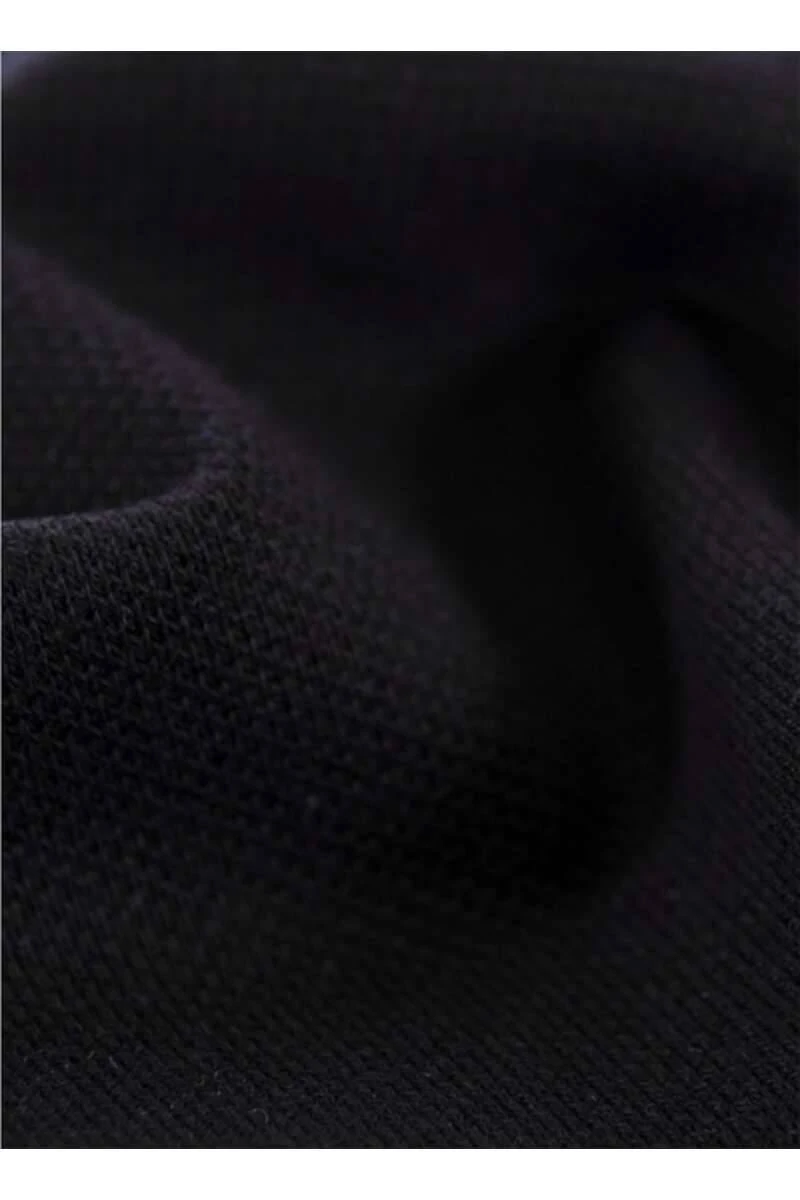 TRIGEMA Business Comfort Fit Longsleeve Poloshirt Schwarz, Einfarbig 5 TRIGEMA Business Comfort Fit Longsleeve Poloshirt Schwarz, Einfarbig – Bild 3