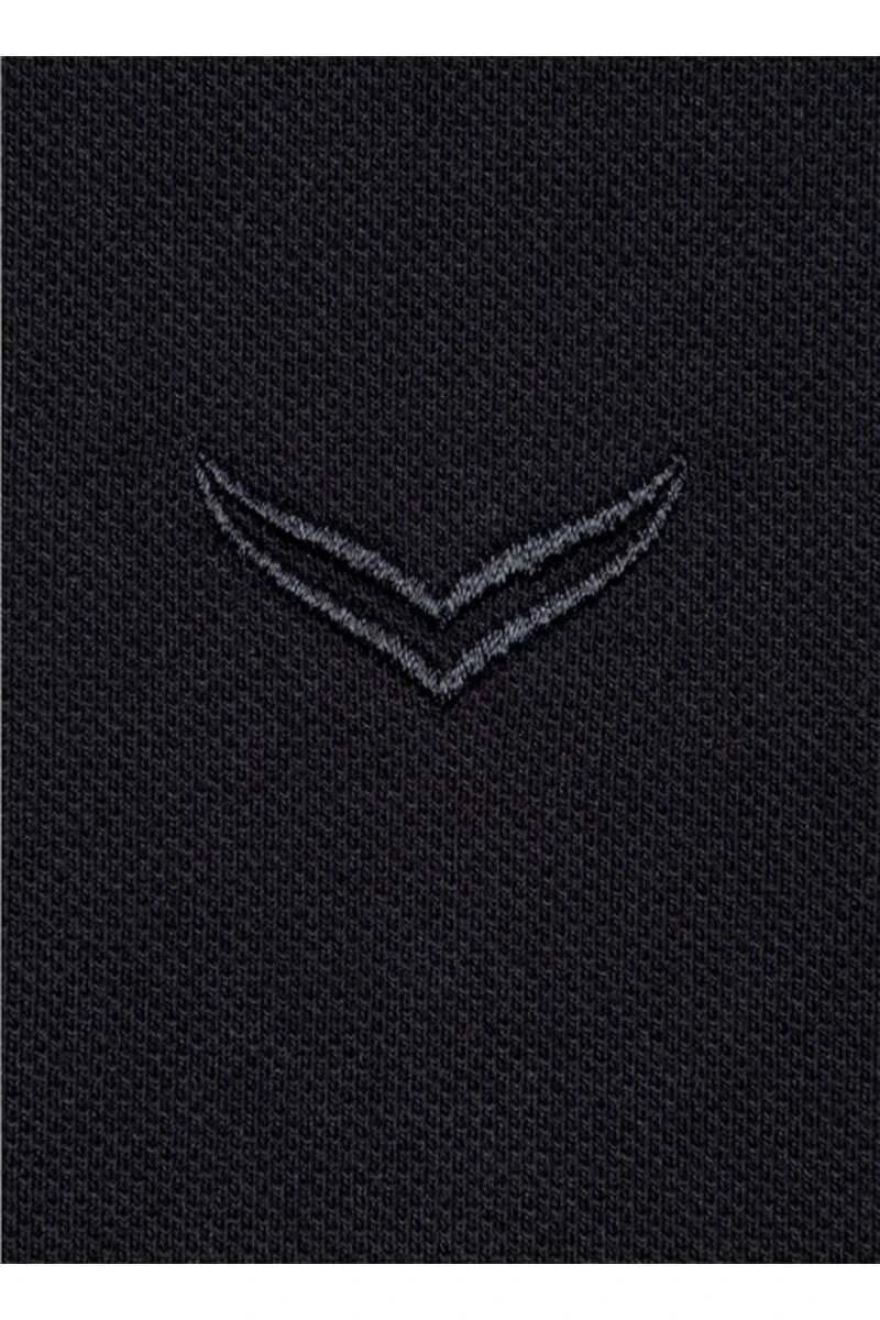 TRIGEMA Business Comfort Fit Longsleeve Poloshirt Schwarz, Einfarbig 7 TRIGEMA Business Comfort Fit Longsleeve Poloshirt Schwarz, Einfarbig – Bild 5