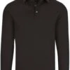 TRIGEMA Business Comfort Fit Longsleeve Poloshirt Schwarz, Einfarbig -Bekleidung Rabatt Serie 27658 008 800 1200x1200