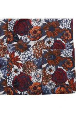 OLYMP Luxor Modern Fit Hemd Bordeaux, Blumen -Bekleidung Rabatt Serie 2808 48 37 4 800 1200x1200