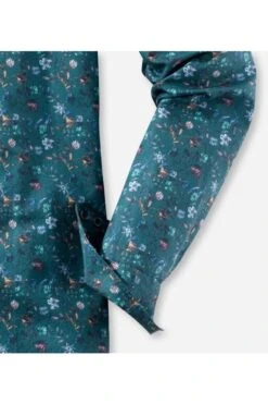 OLYMP Level Five Body Fit Hemd Grün, Gemustert -Bekleidung Rabatt Serie 3014 64 49 2 800 1200x1200