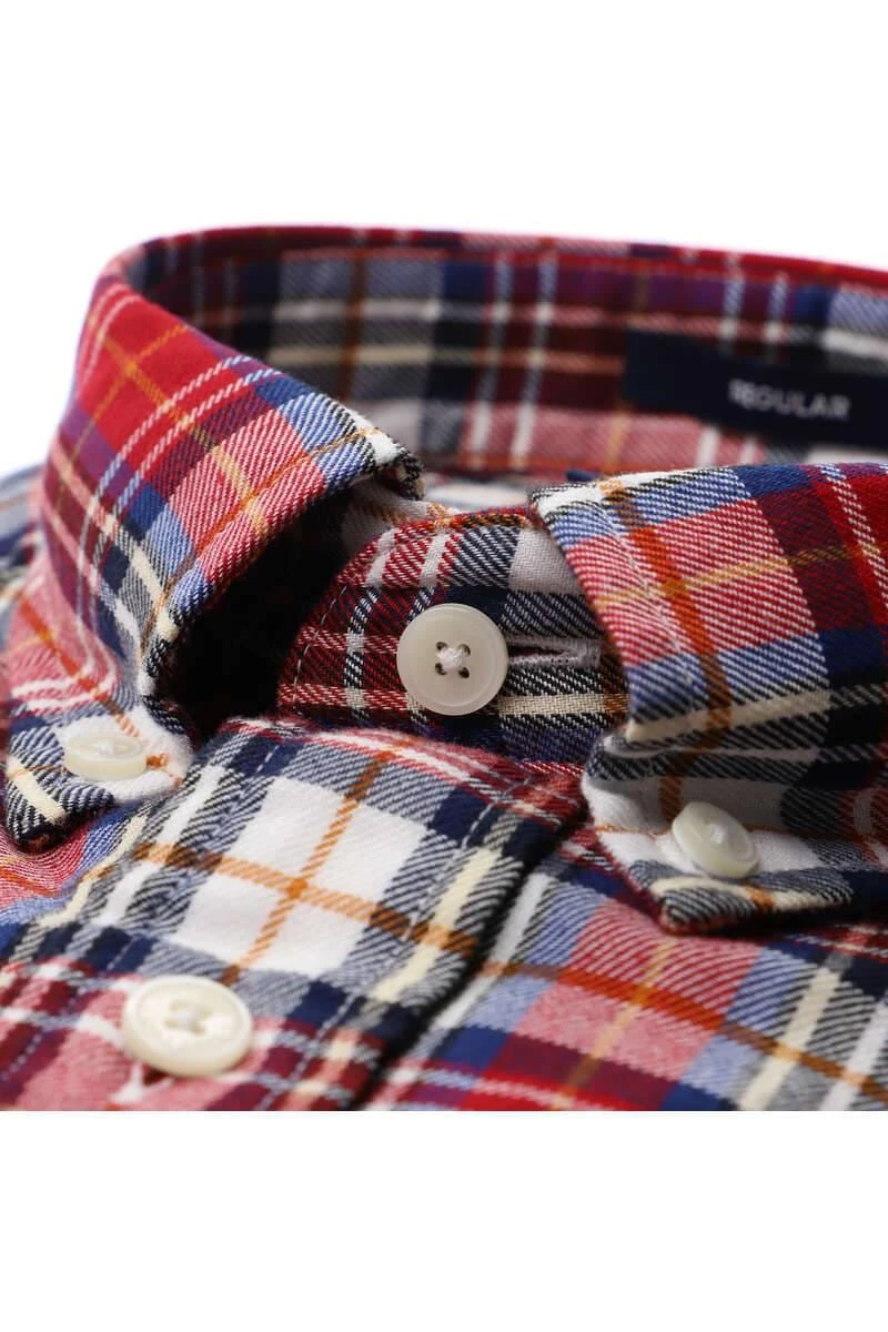 GANT Regular Fit Hemd Rot, Kariert 4 GANT Regular Fit Hemd Rot, Kariert – Bild 2