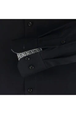 Casa Moda Comfort Fit Hemd Schwarz, Einfarbig -Bekleidung Rabatt Serie 323942709 800 2 800 1200x1200