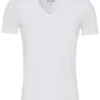 Pure Slim Fit T-Shirt V-Ausschnitt Weiss,Einfarbig -Bekleidung Rabatt Serie 3398 92998 900 800 1200x1200