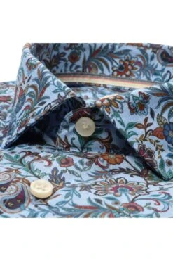 OLYMP Level Five Smart Business Body Fit Hemd Bleu, Gemustert -Bekleidung Rabatt Serie 3578 64 11 1 800 1200x1200