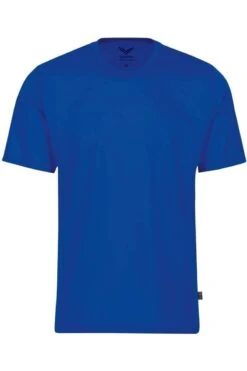 TRIGEMA Comfort Fit T-Shirt Rundhals Royal,Einfarbig