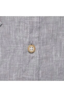 Pure Casual Fit Leinenhemd Grau, Einfarbig -Bekleidung Rabatt Serie 3801 22220 710 3 800 1200x1200