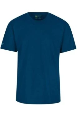 TRIGEMA Comfort Fit T-Shirt Rundhals Saphir,Einfarbig