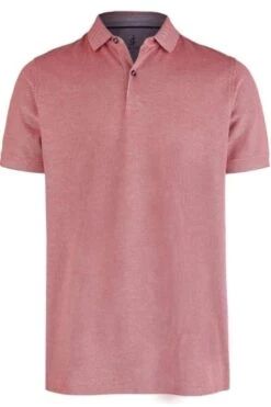 Jupiter Modern Fit Poloshirt Hellrot, Einfarbig