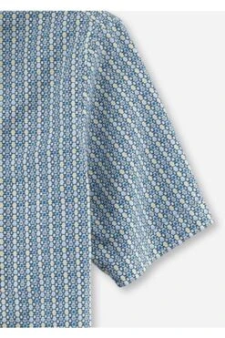 OLYMP Casual Modern Fit Hemd Blau, Gemustert -Bekleidung Rabatt Serie 4007 12 11 4 800 1200x1200