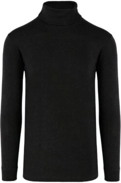 RAGMAN Regular Fit Herren Rollkragenshirt Schwarz