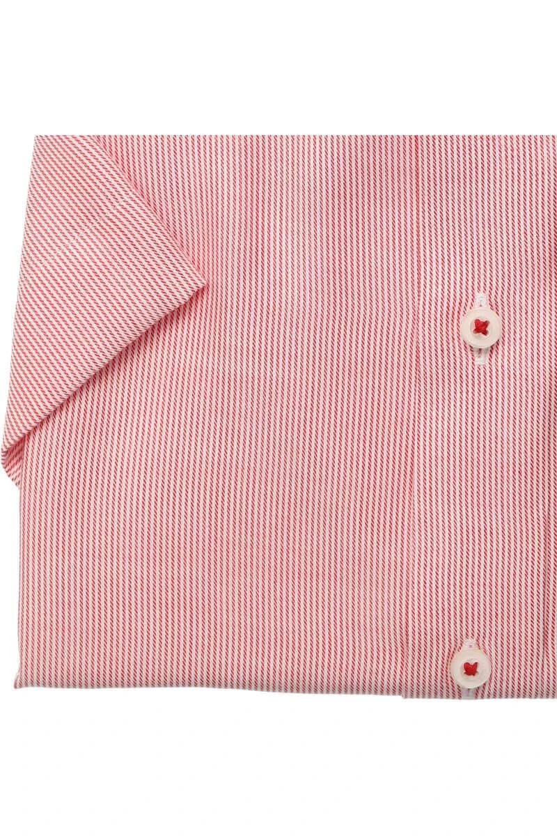 ETERNA Modern Fit Hemd Weinrot, Gestreift 5 ETERNA Modern Fit Hemd Weinrot, Gestreift – Bild 3