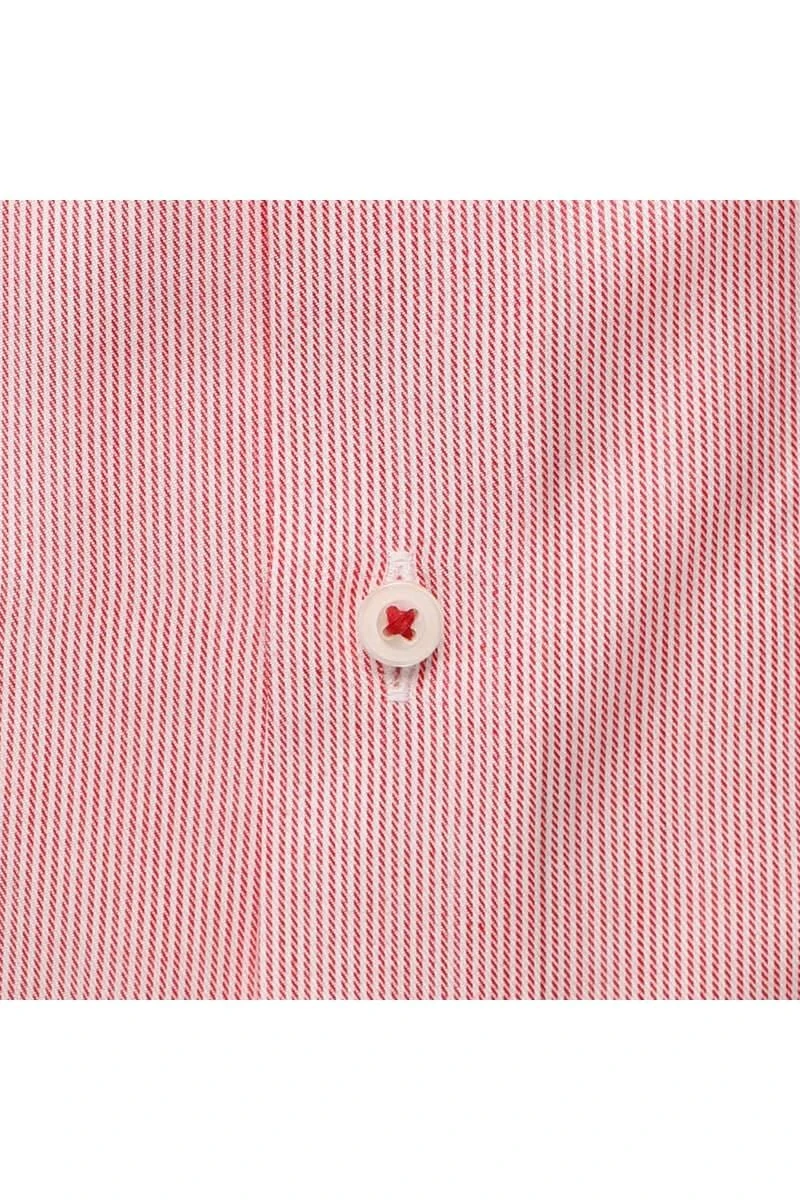 ETERNA Modern Fit Hemd Weinrot, Gestreift 6 ETERNA Modern Fit Hemd Weinrot, Gestreift – Bild 4