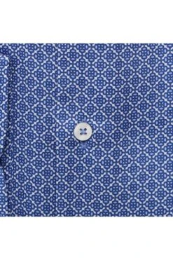 ETERNA Slim Fit Hemd Blau, Gemustert -Bekleidung Rabatt Serie 4106 F18P 72 14 3 800 1200x1200