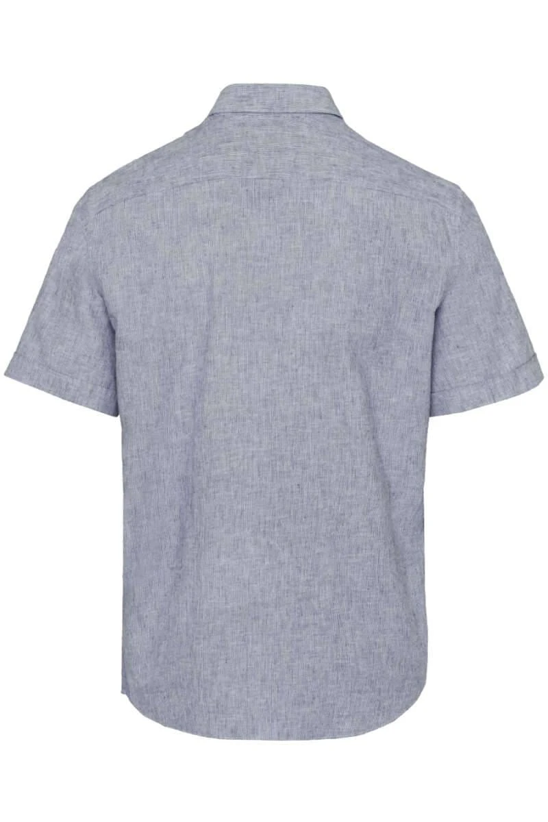 Brax Modern Fit Hemd Blau, Feinstreifen 6 Brax Modern Fit Hemd Blau, Feinstreifen – Bild 4