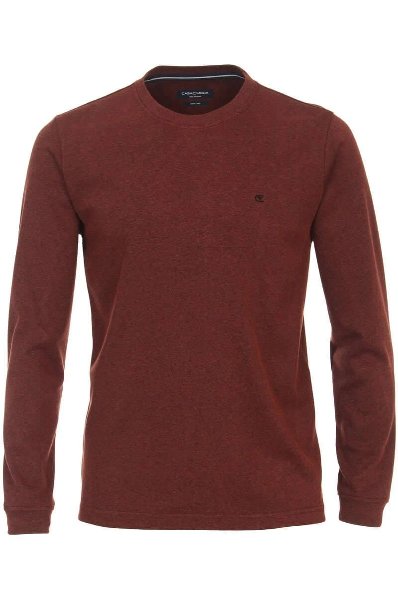 Casa Moda Longsleeve Rundhals Orange 3 Casa Moda Longsleeve Rundhals Orange