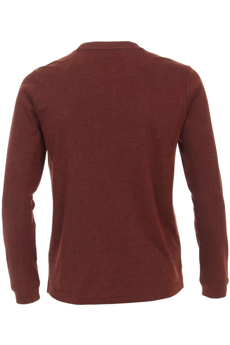 Casa Moda Longsleeve Rundhals Orange 5 Casa Moda Longsleeve Rundhals Orange – Bild 3