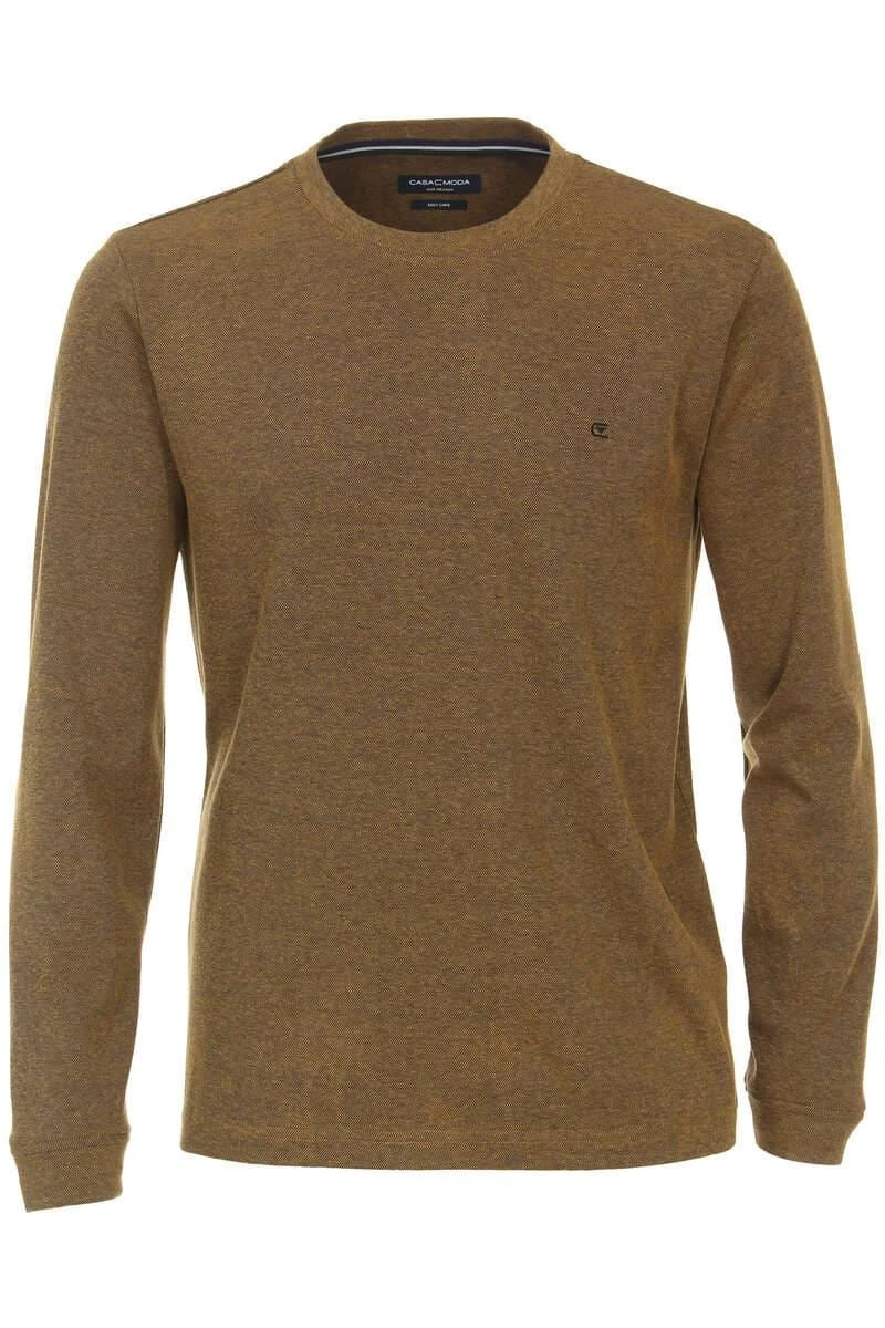 Casa Moda Longsleeve Rundhals Gelb 3 Casa Moda Longsleeve Rundhals Gelb