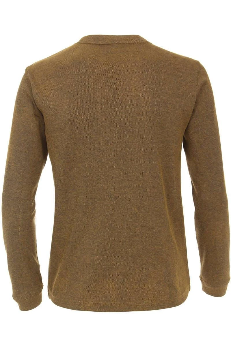 Casa Moda Longsleeve Rundhals Gelb 5 Casa Moda Longsleeve Rundhals Gelb – Bild 3