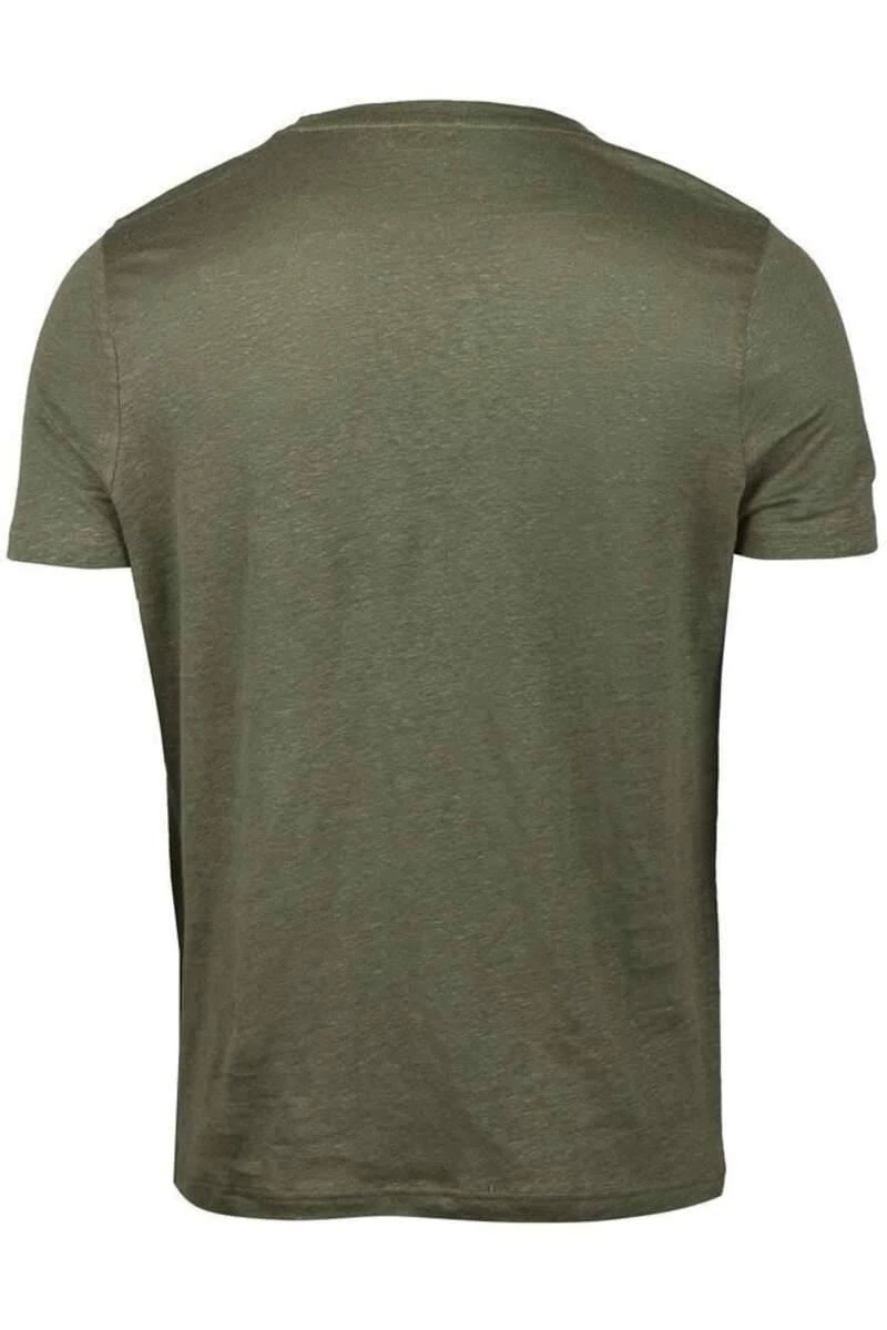 Stenströms Fitted Body T-Shirt Rundhals Dunkelgrün,Einfarbig 4 Stenströms Fitted Body T-Shirt Rundhals Dunkelgrün,Einfarbig – Bild 2