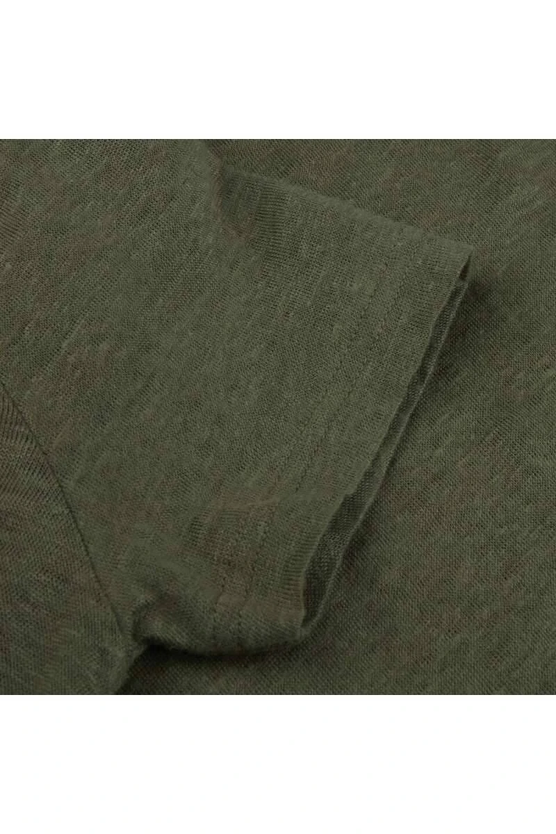 Stenströms Fitted Body T-Shirt Rundhals Dunkelgrün,Einfarbig 6 Stenströms Fitted Body T-Shirt Rundhals Dunkelgrün,Einfarbig – Bild 4