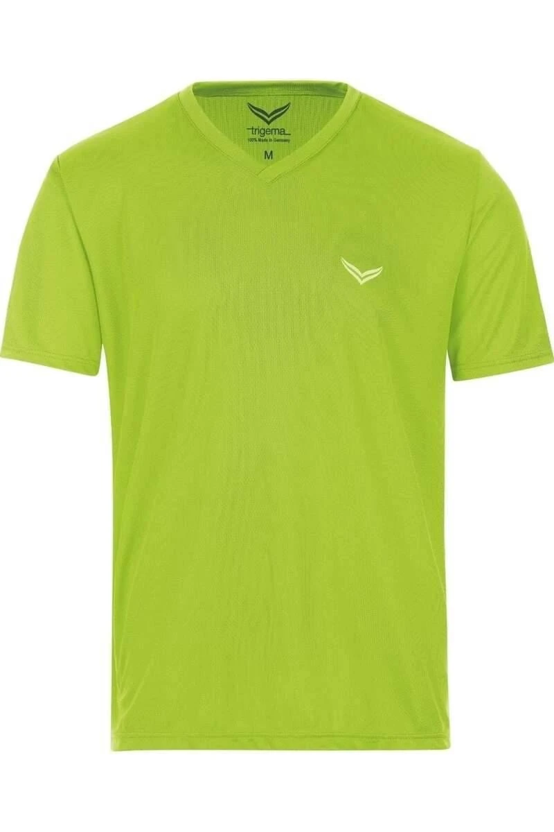 TRIGEMA COOLMAXComfort Fit T-Shirt V-Ausschnitt Lemon,Einfarbig 3 TRIGEMA COOLMAXComfort Fit T-Shirt V-Ausschnitt Lemon,Einfarbig