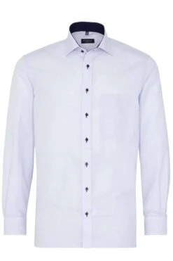 ETERNA Comfort Fit Hemd Blau/weiss, Strukturiert -Bekleidung Rabatt Serie 4671 E147 11 8 800 1200x1200