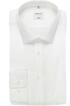 Seidensticker X-Slim Hemd Weiss, Einfarbig
