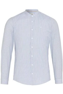 Bekleidung Rabatt Serie 41 Pure Slim Fit Trachtenhemd Hellblau, Gestreift