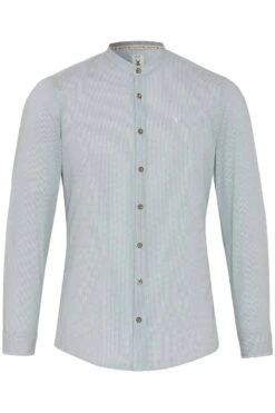 Pure Slim Fit Trachtenhemd Tanne, Gemustert