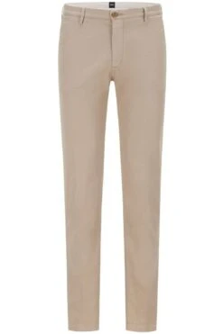 Hugo Boss BOSS Slim Fit Herren Chino Beige,Einfarbig