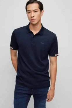 Hugo Boss BOSS Regular Fit Poloshirt Dunkelblau, Einfarbig 8 Hugo Boss BOSS Regular Fit Poloshirt Dunkelblau, Einfarbig -Bekleidung Rabatt Serie 50467113 404 2 800 1200x1200