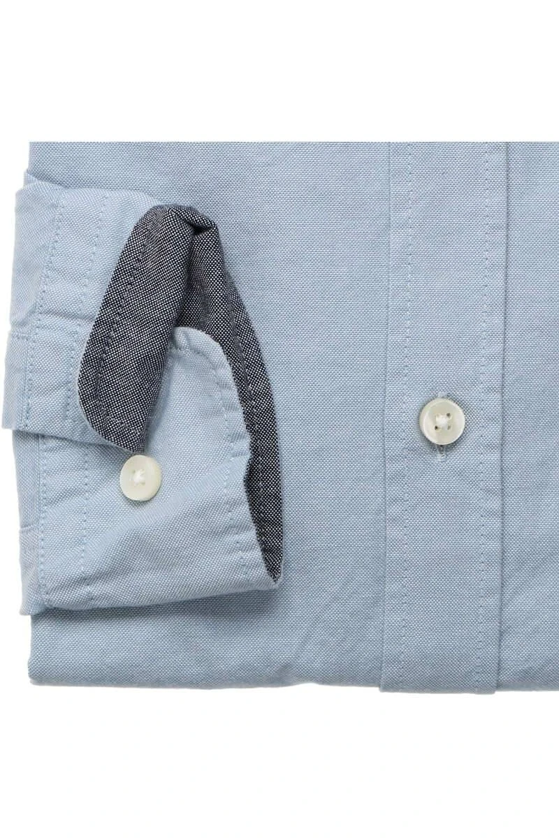 Hugo Boss BOSS Leo Regular Fit Hemd Hellblau, Einfarbig 5 Hugo Boss BOSS Leo Regular Fit Hemd Hellblau, Einfarbig – Bild 3