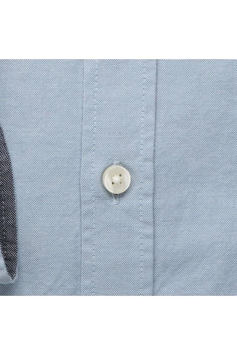 Hugo Boss BOSS Leo Regular Fit Hemd Hellblau, Einfarbig 6 Hugo Boss BOSS Leo Regular Fit Hemd Hellblau, Einfarbig – Bild 4