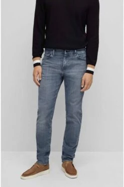 Hugo Boss BOSS Maine Regular Fit Herren Jeans Grau -Bekleidung Rabatt Serie 50481827 030 3 800 1200x1200