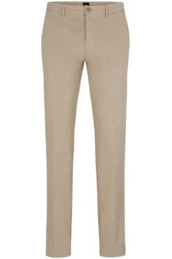 Hugo Boss BOSS Regular Fit Herren Chino Beige,Einfarbig
