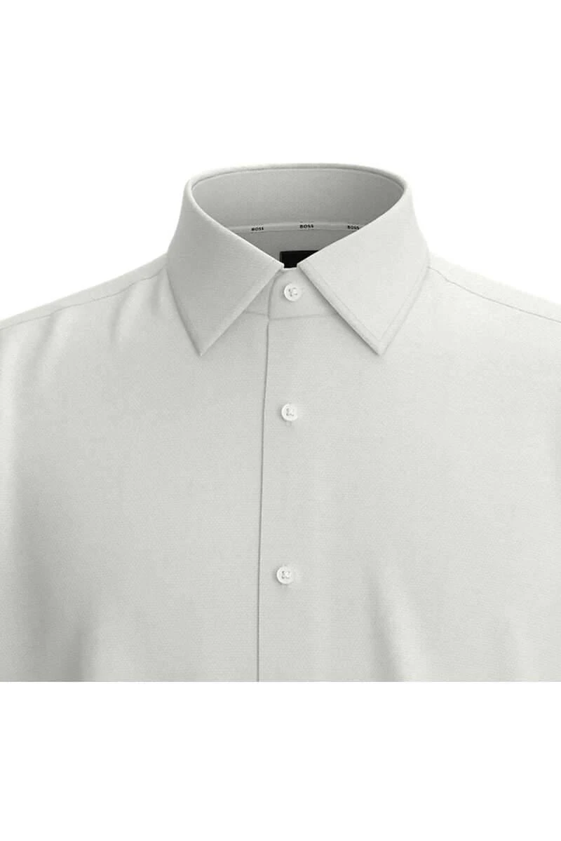 Hugo Boss BOSS Regular Fit Hemd Blau, Einfarbig 4 Hugo Boss BOSS Regular Fit Hemd Blau, Einfarbig – Bild 2