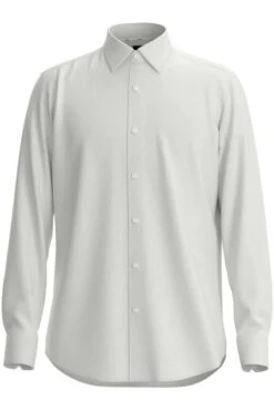 Hugo Boss BOSS Regular Fit Hemd Blau, Einfarbig