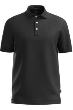 Hugo Boss BOSS Press Regular Fit Poloshirt Schwarz, Einfarbig