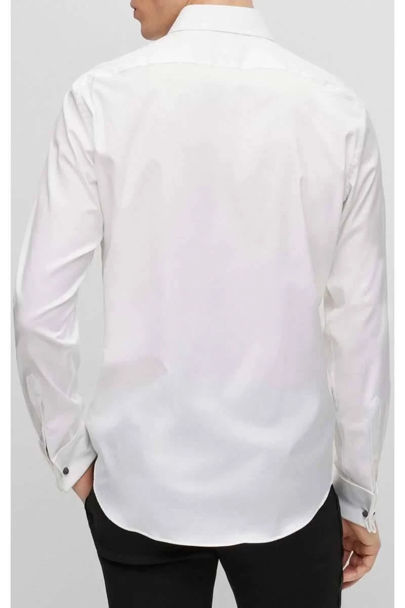 Hugo Boss BOSS Regular Fit Hemd Weiss, Einfarbig 6 Hugo Boss BOSS Regular Fit Hemd Weiss, Einfarbig – Bild 4