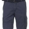 Casa Moda Casual Fit Cargo Shorts Dunkelblau, Gepunktet