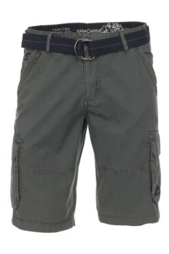 Casa Moda Casual Fit Cargo Shorts Oliv, Einfarbig