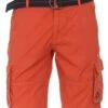 Casa Moda Casual Fit Cargo Shorts Orange, Einfarbig