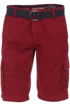 Casa Moda Cargo Shorts Rot, Einfarbig