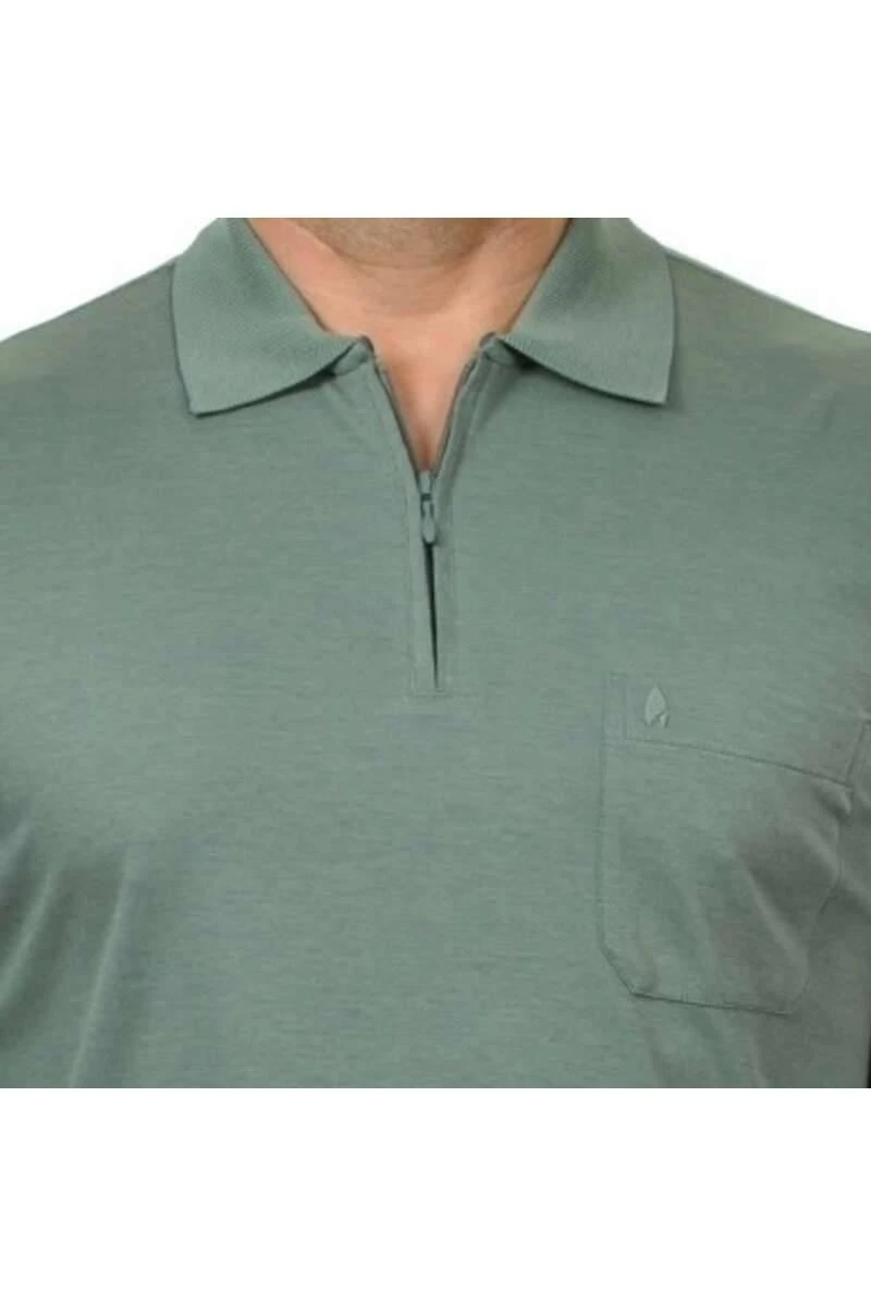 RAGMAN Modern Fit Longsleeve Poloshirt Schilf, Einfarbig 4 RAGMAN Modern Fit Longsleeve Poloshirt Schilf, Einfarbig – Bild 2