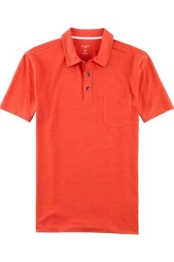 OLYMP Casual Modern Fit Poloshirt Ziegelrot,